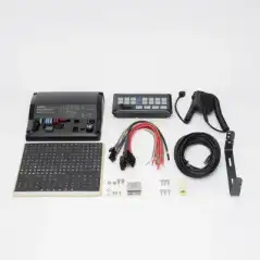 Sirena Vehicular de 200W de Potencia Con Controlador de Panel Deslizante de 19 botones indicador de flecha de tráfic