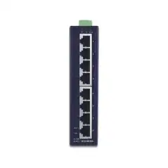 Switch Industrial Administrable Capa 2  8 Puertos Gigabit Doble Entrada de Alimentación Para Fuente Redundante
