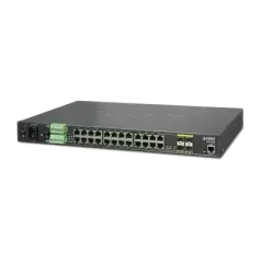 Switch Industrial Administrable 24 Puertos 1000Mbps con 4 Puertos SFP