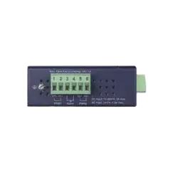 Convertidor de medios industrial PoE+ 1000BASE-LX a 10 100 1000BASE-T 802.3at (SCSM) -20 km