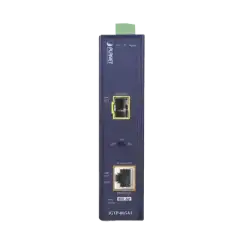 Convertidor de medios industrial PoE+ 1000BASE-SX LX a 10 100 1000BASE-T 802.3at (mini-GBIC SFP)