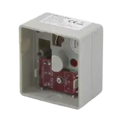 Botón de Pánico Cableado   Compatible con Cualquier Panel de Alarma   LLave de Seguridad   NA NC   Material Retardan