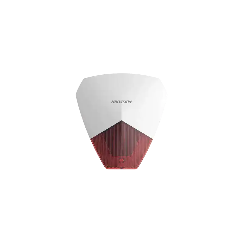 Sirena Estrobo Cableada Hikvision Ideal para cualquier Panel de Alarma Roja 105 dB Protección IP54 Sirena Estrobo Cableada Hikvision Ideal para cualquier Panel de Alarma Roja 105 dB Protección IP54