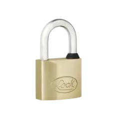 Candado de Latón  Doble Cerrojo  Medida 50 mm     Nivel de seguridad 6  Llaves de Puntos.