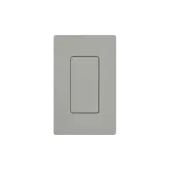 Tapa ciega color gris.