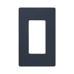 Placa de pared 1 espacio para atenuador (dimmer) apagador ó control remoto inalámbrico LUTRON.