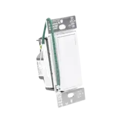 (RadioRA3) Apagador Auxiliar de pared compañero de apagadores multilocación. Usar en 3 vías o escalera. Color blanco