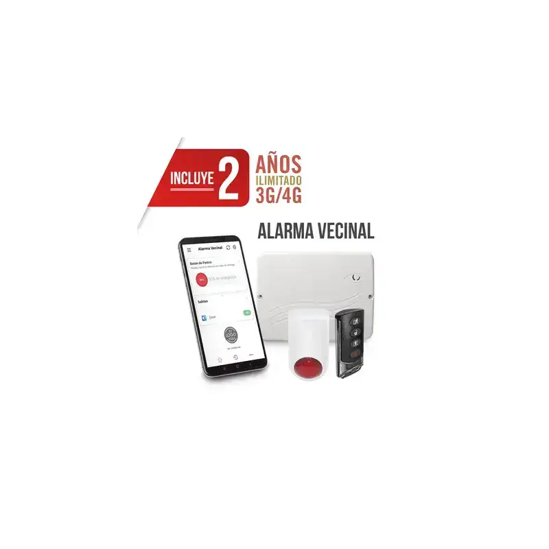 KIT ALARMA VECINAL Con Funcion Programación 100% vía WEB KIT ALARMA VECINAL Con Funcion Programación 100% vía WEB