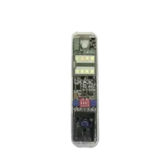 Sensor tipo cortina  Interior y Exterior  Funcion antimascara   Doble tecnologia PIR  MW  Cobertura de hasta 12 metr