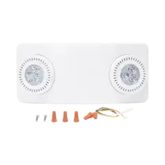 Luz de Emergencia Dual LED 520lm uso rudo montaje en pared o techo batería de respaldo incluida|SFIRE|Energía Automatización