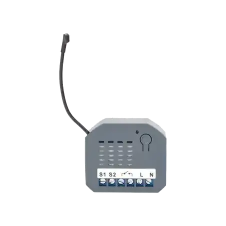 (ZWAVE) Micro modulo On Off  para 1 circuito doble control