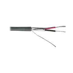 Cable 2 x 18 AWG   Blindado   305 Metros   Riser   UL   Color Gris   Hecho en México