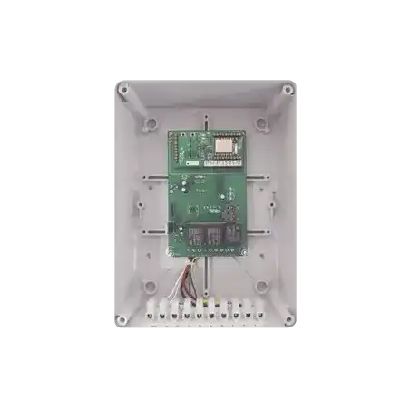 Modulo WIFI LITE con gabinete para uso en Energizadores YONUSA Aplicación sin costo Botón de Pánico 1 Salida Pr