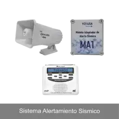 KIT de Alertamiento SISMICO con Audio Oficial SASMEX