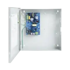 12 o 24 Vcc   6 Amp.   fuente de alimentación   1 salida   capacidad de baterías de respaldo   requieren baterías