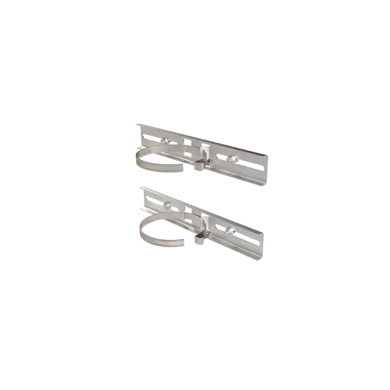 Montaje de Metal Galvanizado para Poste Universal para Gabinetes de Ancho Hasta 30 cm. Montaje de Metal Galvanizado para Poste Universal para Gabinetes de Ancho Hasta 30 cm.