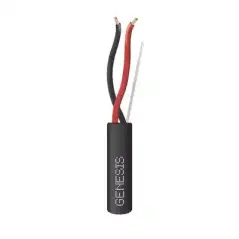 Bobina de Cable 305 Metros   2 x 14 AWG tipo FPL   Color Negro   Para uso en intemperie y enterrado directo   Uso en