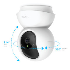Cámara Domo IP PT WiFi para Interior con resolución de 2 MP, visión nocturna, notificaciones push, WiFi 2.4 GHz