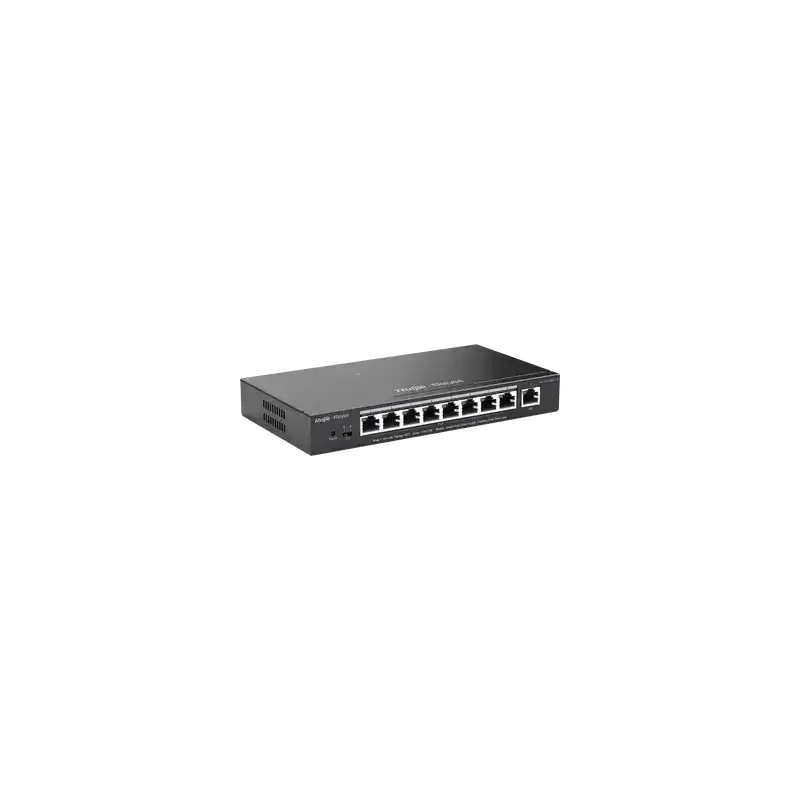 Switch Administrable 8 Puertos PoE+ 802.3af at Gigabit gestión gratuita desde la nube 120w