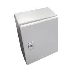 Gabinete de Acero Nema 4  IP 66 de 30x30x20 cm con Platina y certificado UL.