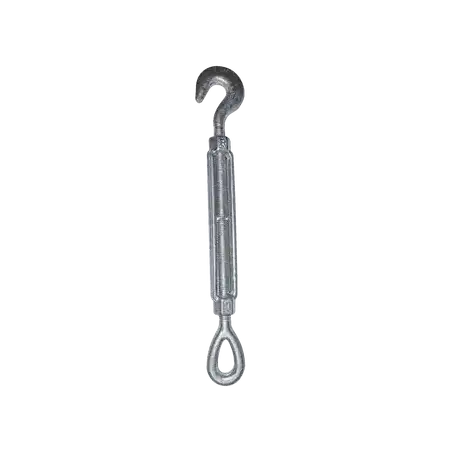 Tensor de 5 8 x 9 Acero Forjado OJO-GANCHO Galv. Inmersión en Caliente (Carga Max. 2250 lbs).