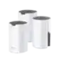 Kit 3 Routers Inalámbricos MESH Interior para Hogar Doble Banda Wi-Fi 5 AC1900 Mbps 3 Puerto Gigabit WAN LAN 3